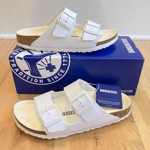 Birkenstock White Arizona Sandals 38 / 7-7.5